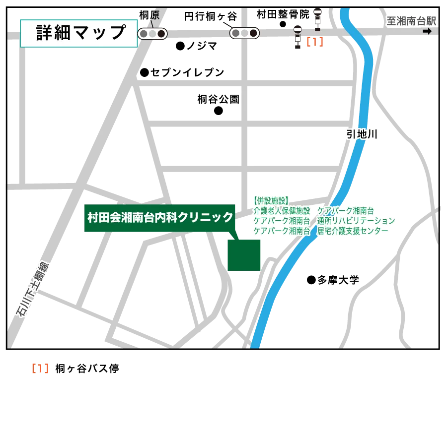 村田会湘南台内科クリニックの詳細マップ